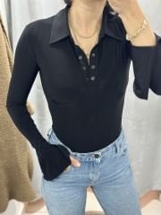 Önü Çıtçıtlı Bodysuit
