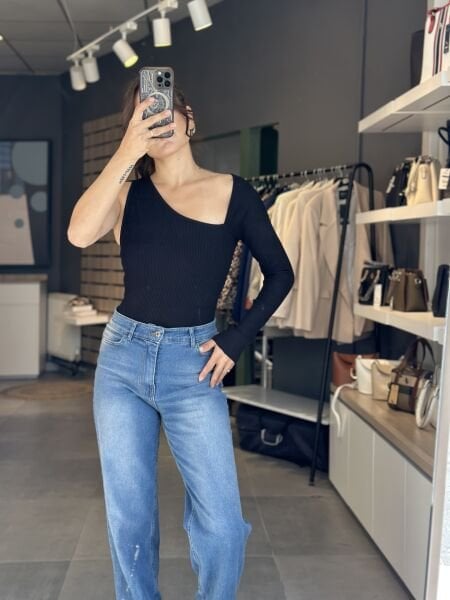 Tek Kollu Bodysuit