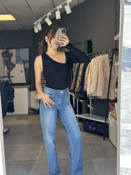 Tek Kollu Bodysuit