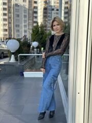 Çok Cepli Jogger Palazzo Jean Pantolon