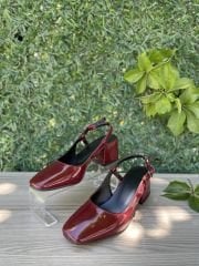 Bordo Kisa Topuk Babet