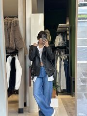 Oversize Deri Mont
