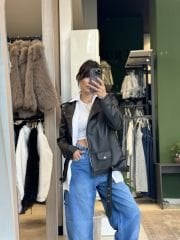Oversize Deri Mont