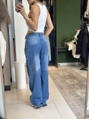 Bel Toka Detay Baggy Jean