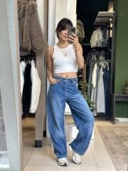 Bel Toka Detay Baggy Jean
