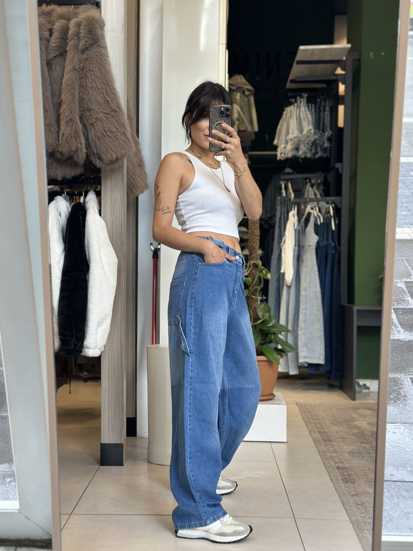 Bel Toka Detay Baggy Jean