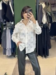 Püskül Detay Sifon Gömlek