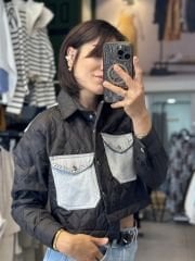 Kot Parçali Kapitone Ceket