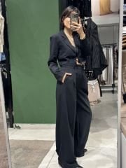 Bagcikli Blazer & Pantolon Takim