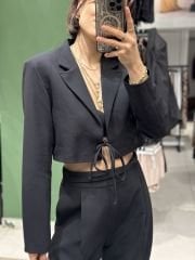Bagcikli Blazer & Pantolon Takim