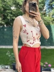 Nakisli Korsaj Bluz