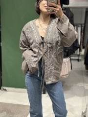 Nakisli Süet Kimono