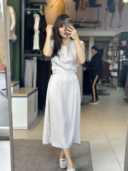 Premium Saten Elbise