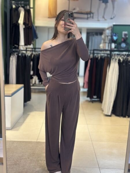 Kayık Yaka Premium Takım