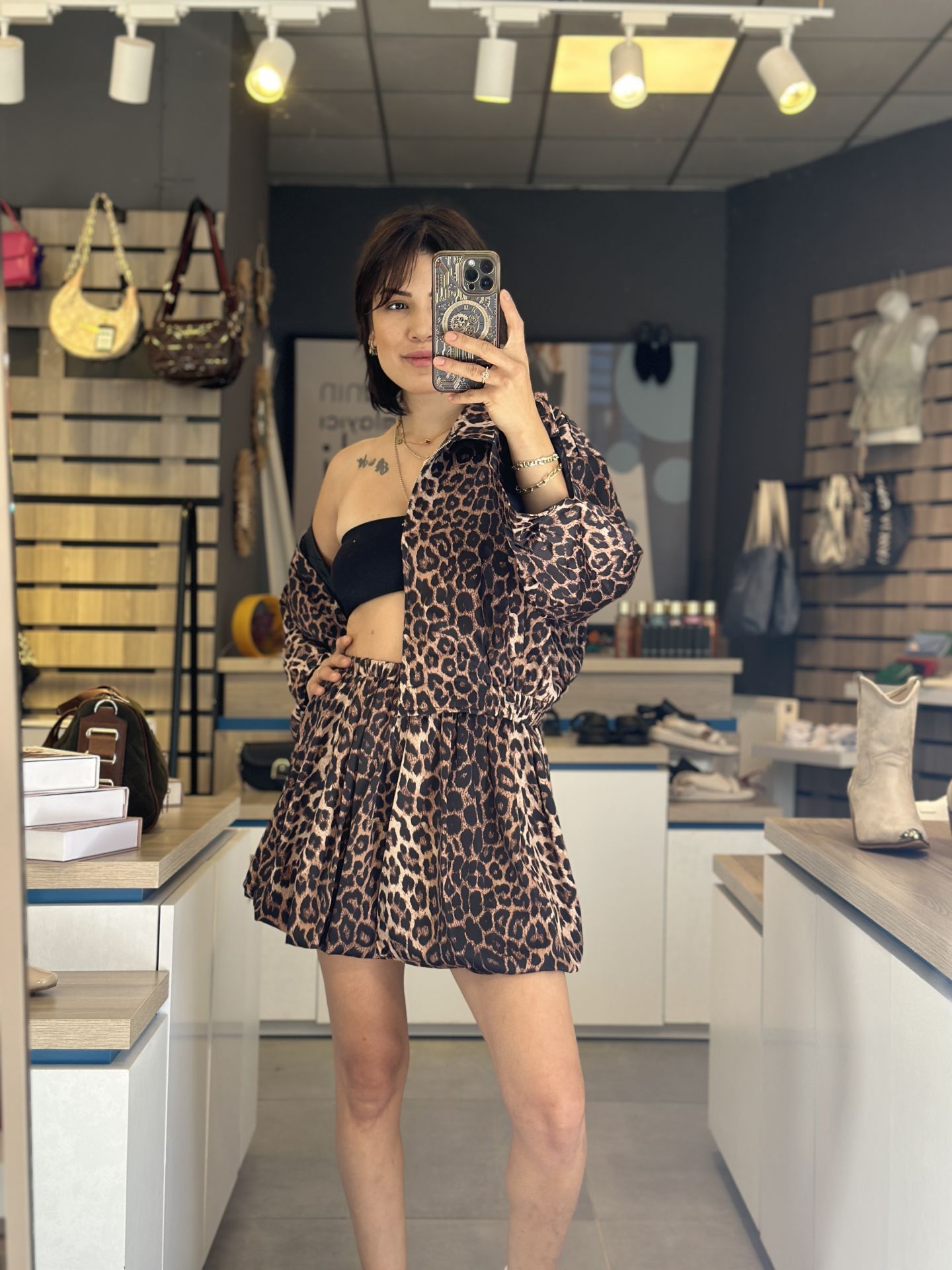 Leopar Etek-Ceket Takim