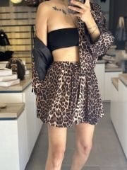 Leopar Etek-Ceket Takim