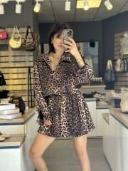 Leopar Etek-Ceket Takim