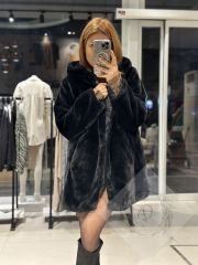Ara Boy Kapüşonlu Peluş Mont
