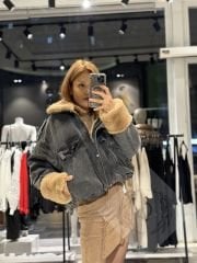 İçi İthal Kürk Eskitme Jean Mont