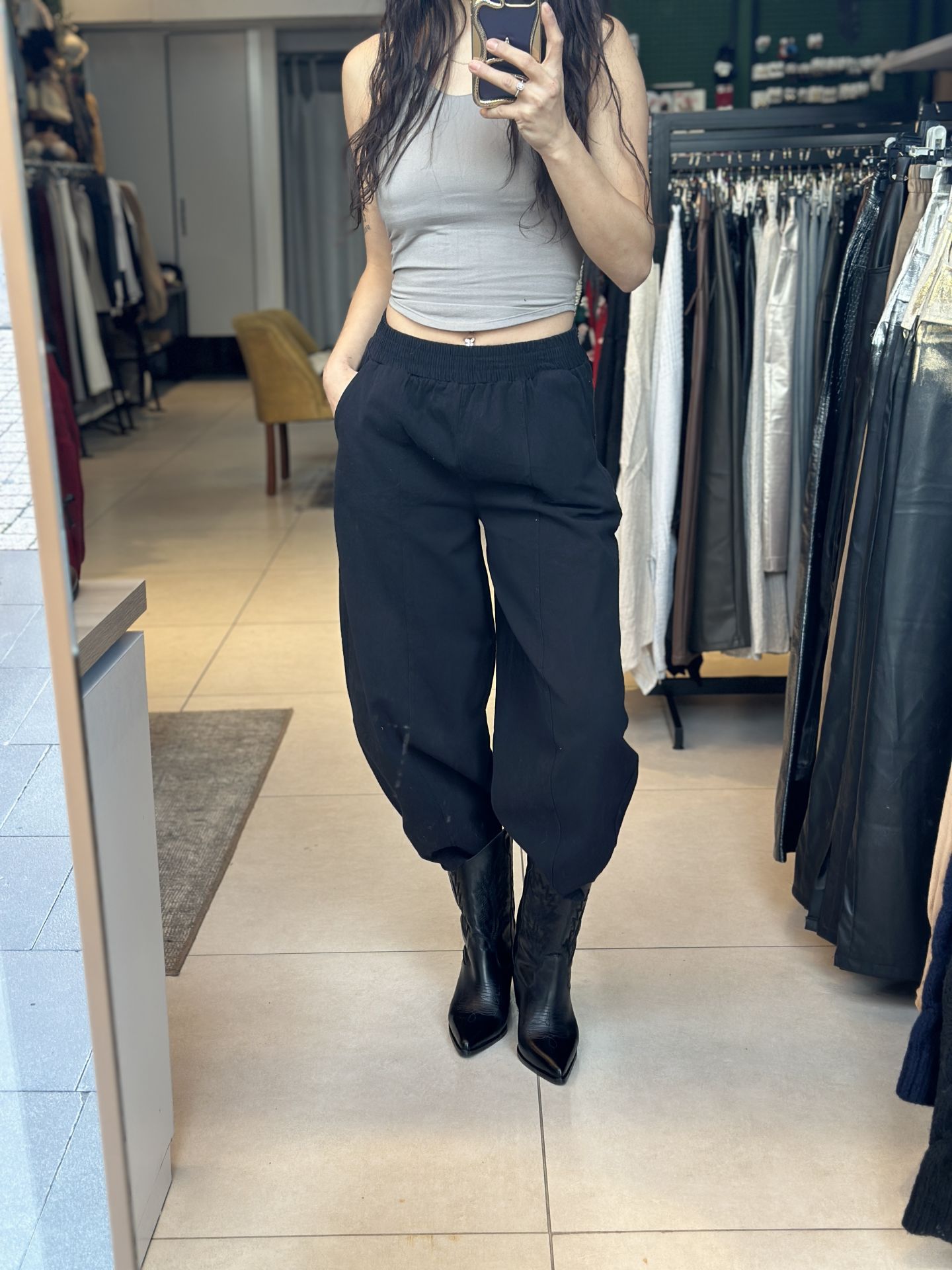 Gabardin Balon Pantolon