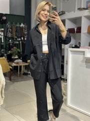 Oversize Gömlek Pantolon Takim