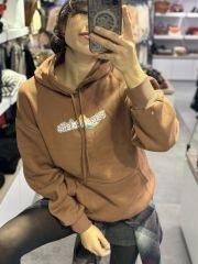 Ön Arka Baskili Kapüsonlu Sweatshirt