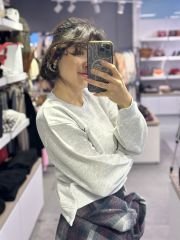 Nakis Yazili Crop Sweat