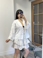 Püsküllü Kimono Ceket