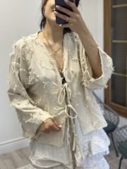Püsküllü Kimono Ceket