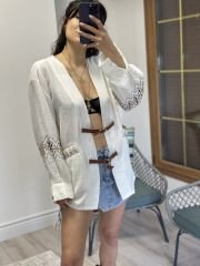Nakisli Kemer Detay Kimono